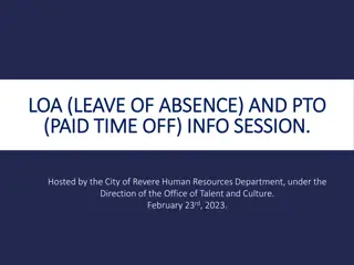 FMLA and PTO: Essential Information Session Details