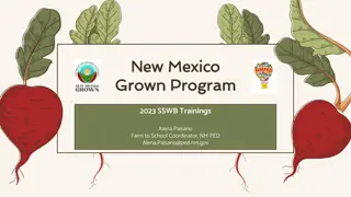 New Mexico Grown Program 2023 - Supporting Local Farmers and Communities