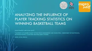 Influence of Player Tracking Statistics on Basketball Team Success