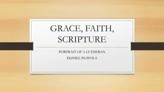 Portrait of Lutheran Faith: Three Key Concepts Explored