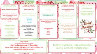 Exciting Holiday Activities at PCYC OOSH Gunnedah