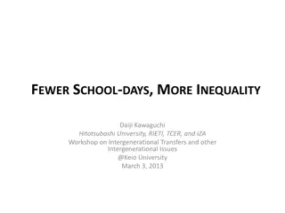 Impact of Reduced School Days on Educational Inequality and Performance