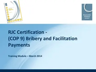 Preventing Bribery and Facilitation Payments in Jewelry Industry