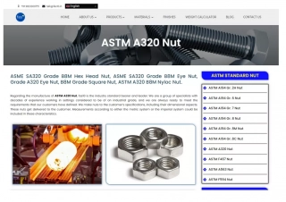 ASTM A320 Nut