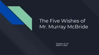 Mr. Murray McBride: Chapters 17-19 Recap and Questions