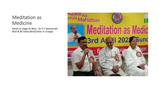 Harnessing the Power of Meditation as a Healing Tool with Dr. Bhor & Dr. E.V. Swaminath