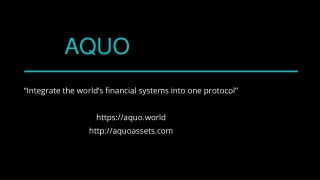 Revolutionizing Financial Systems with Aquo Protocol