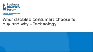 Accessible Technology Choices for Disabled Consumers
