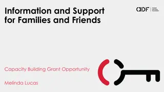 Capacity Building Grant Opportunity for Family and Friends Support
