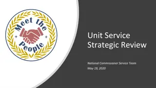 National Commissioner Service Review and Progress May 2020