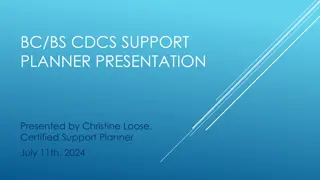 Support Planner Roles & Responsibilities in Consumer-Directed Services