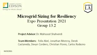 Developing a Microgrid Model for Enhanced Energy Resiliency