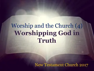 True Worship in the New Testament Church