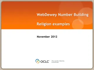 Building Religious Classification and Notation Processes