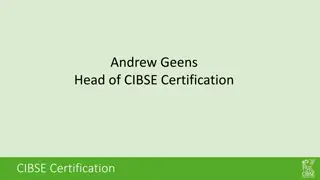 CIBSE Certification: Updates, Procedures, and Guidance During Lockdown