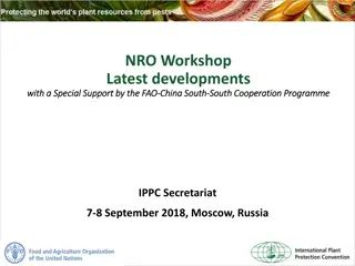 NRO Workshop Developments in China-South Cooperation Programme