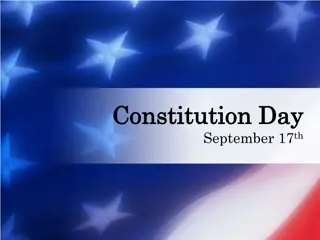 Celebrating Constitution Day: A Tribute to the Founding Principles
