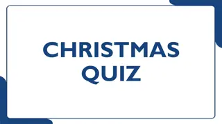 Festive Christmas Quiz - Traditions, Songs, and Fun Facts