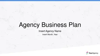 Crafting a Successful Agency Business Plan for Your New Venture