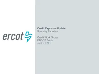 Credit Exposure and Collateral Analysis for ERCOT Market Updates