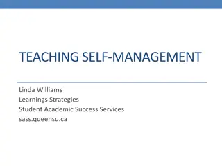 Develop Self-Management Skills for Academic Success