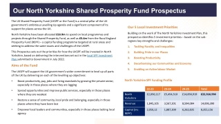 Our North Yorkshire Shared Prosperity Fund Prospectus