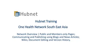 Hubnet Training and Network Features