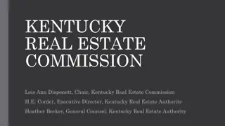 Updates to Kentucky Real Estate Commission Regulations