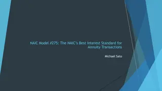 NAIC Best Interest Standard for Annuity Transactions