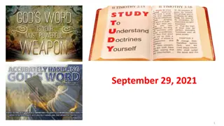 Effective Bible Study Methods and Principles for Personal Growth