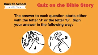 Bible Story Quiz: Test Your Knowledge from Scripture