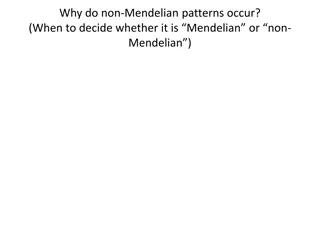 Non-Mendelian Genetics Through Practical Examples
