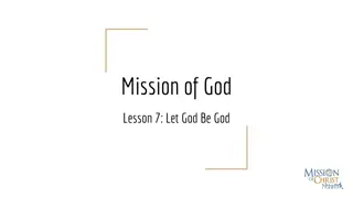 God's Sovereignty and Authority in Scripture