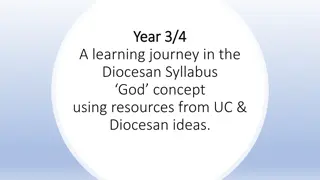 Diocesan Syllabus Learning Journey: Descriptions of God in Christianity