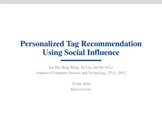 Enhancing Image Tagging with Social Influence