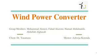 Wind Power Converter Group Project - Building a Power Converter for Wind Turbines