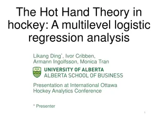 Analyzing Hot Hand Theory in Hockey: Insights from a Multilevel Regression Study