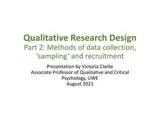 Qualitative Research Design Methods
