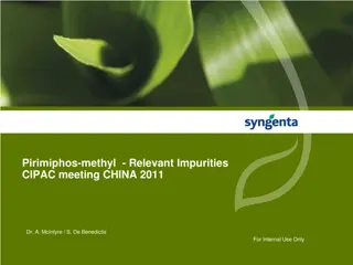 Determination of Relevant Impurities in Pirimiphos-Methyl Formulation