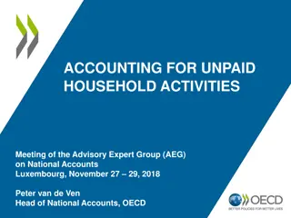 Unpaid Household Activities in National Accounts