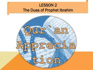 Lessons from Prophets Ibrahim and Ismail - Building for Allah