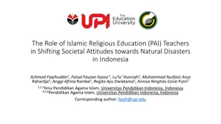 Shifting Societal Attitudes: Islamic Education in Natural Disasters