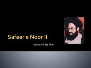 Tasleem Raza Khan and Imam Khomeini: A Journey of Revolution and Ideals