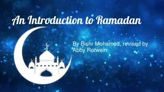 Ramadan: Fasting, Traditions, and Significance