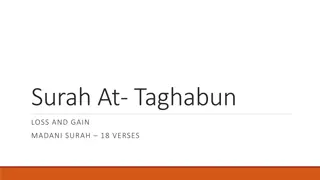 Reflections from Surah At-Taghabun: Loss, Gain, and Brotherhood