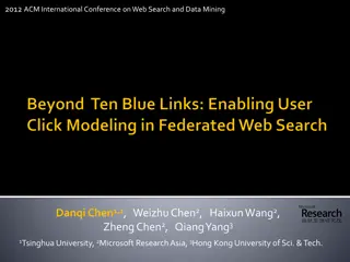 User Behavior in Federated Search Environments