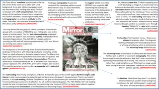 Daily Mirror: Tabloid Newspaper Cover Analysis & Political Commentary