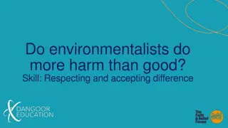 Differences in Environmental Perspectives