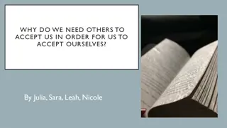 Self-Acceptance Through Others' Acceptance