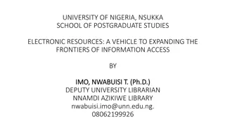 Expanding Information Access Through Knowledge Acquisition at University of Nigeria, Nsukka